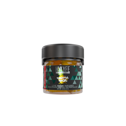 Lights Out Pineapple Haze Private Reserve Hemp Gummies 3000mg - 12 count